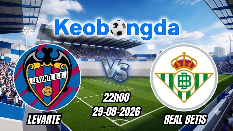 Soi kèo Levante vs Real Betis ngày 29/08/2026 | La Liga 2026/2027